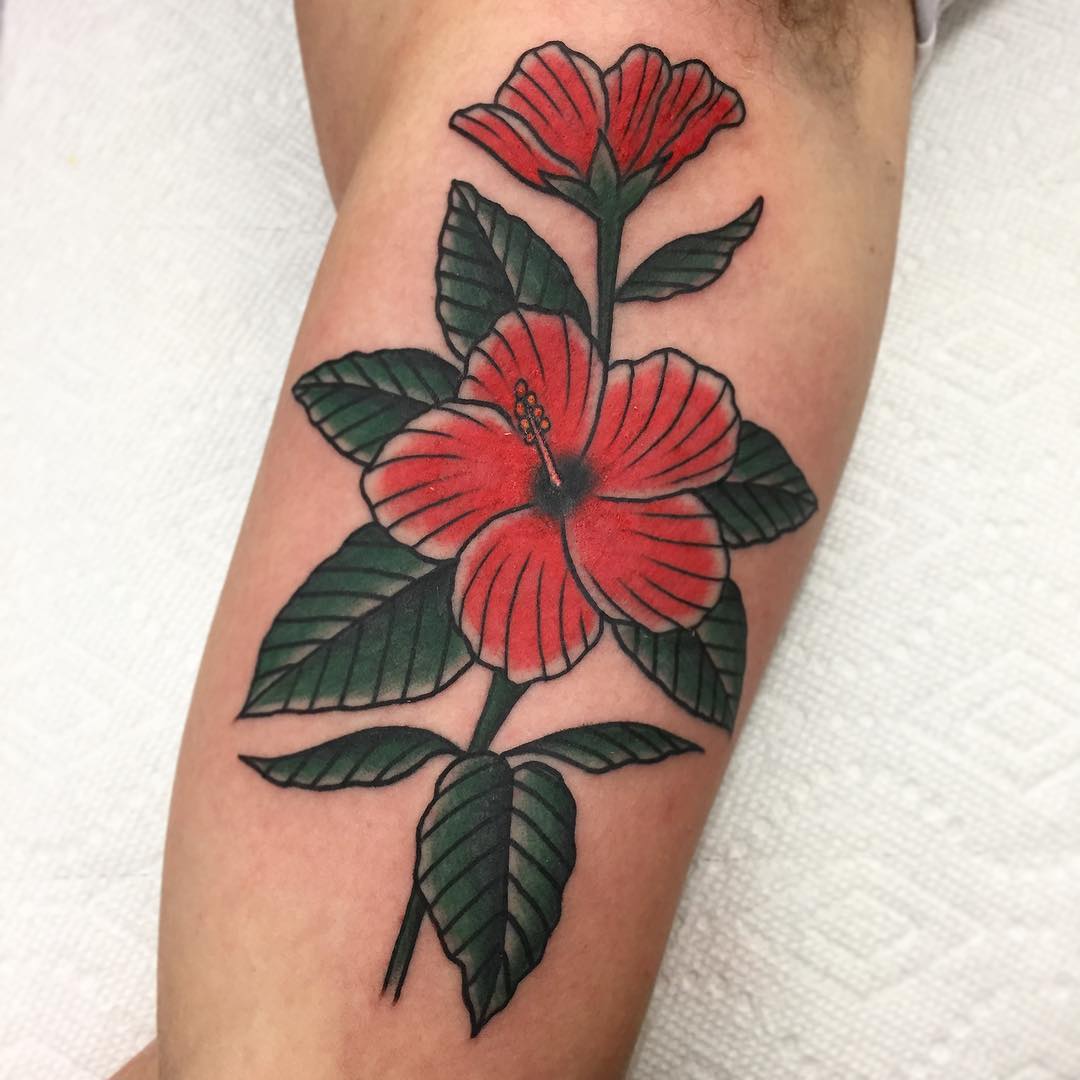 75 Best Hibiscus Flower Tattoo Meaning Designs Art Of Nature 2019