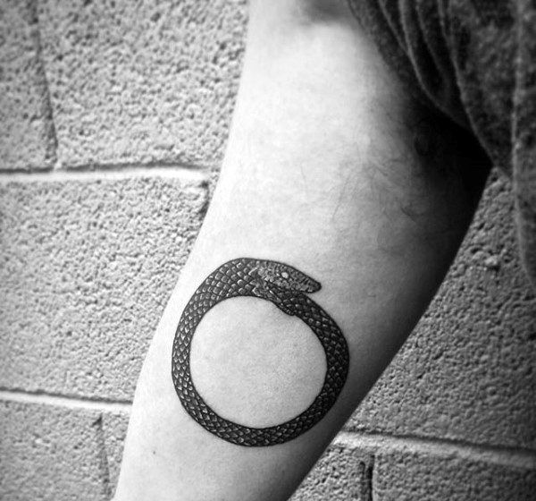 75 Ouroboros Tattoo Designs For Men Circular Ink Ideas