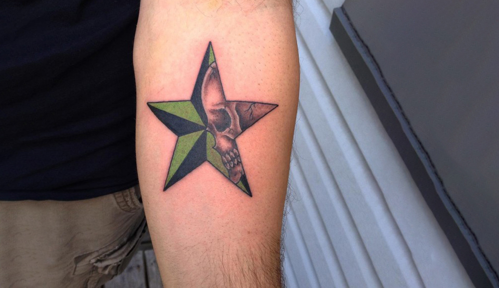 80 Star Tattoo Designs With Meaning 3D Nautical Star Tattoos