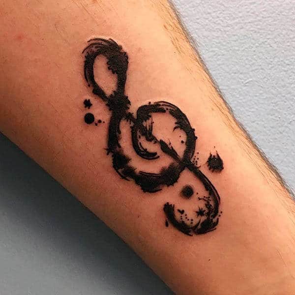 80 Treble Clef Tattoo Designs For Men Musical Ink Ideas Hd Tattoo Design Ideas