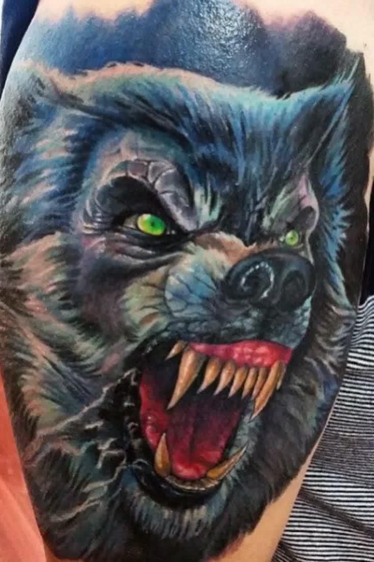 80 Werewolf Tattoo Designs For Men Full Moon Folklore