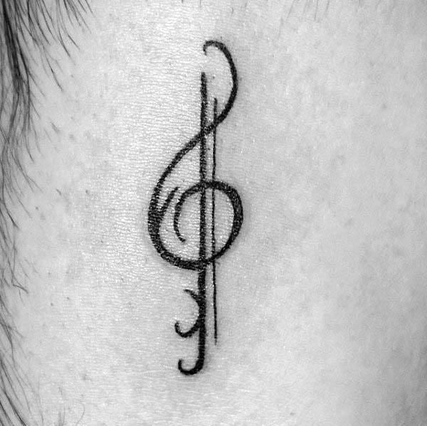 83 Treble Clef Tattoo Ideas 2021 Inspiration Guide Treble Clef Tattoo 3D Tattoos For Men