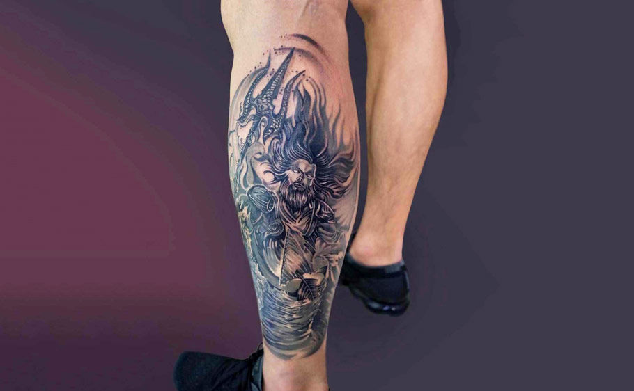 84 Dazzling Calf Tattoo Ideas For Men And Women In 2024