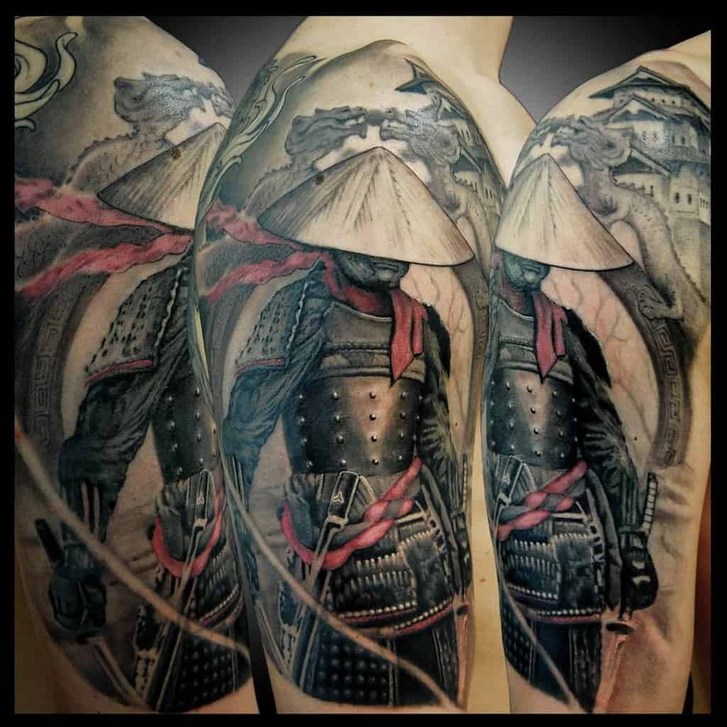 85 Awesome Ronin Tattoo Ideas Quarter Sleeve Tattoos Ronin Tattoo Samurai Tattoo