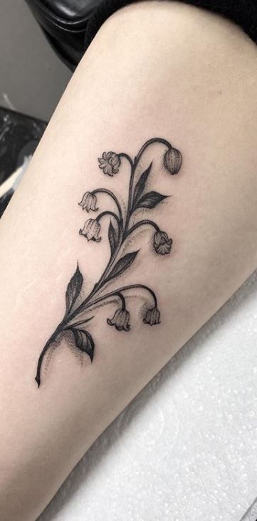 85 Stunning Lily Of The Valley Tattoos Tattoo Me Now Gorgeous