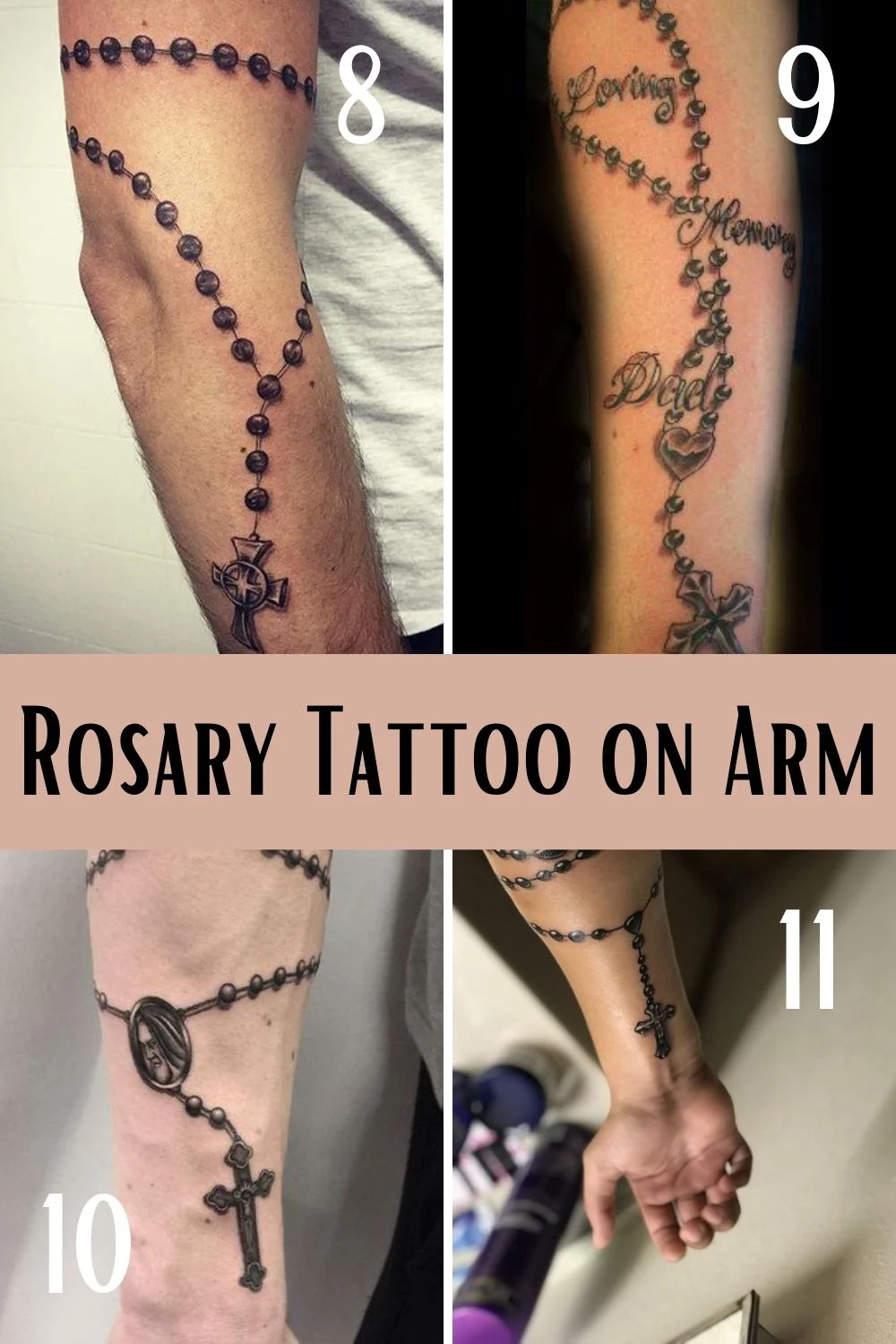 87 Beaded Rosary Tattoo Designs Ideas Artofit