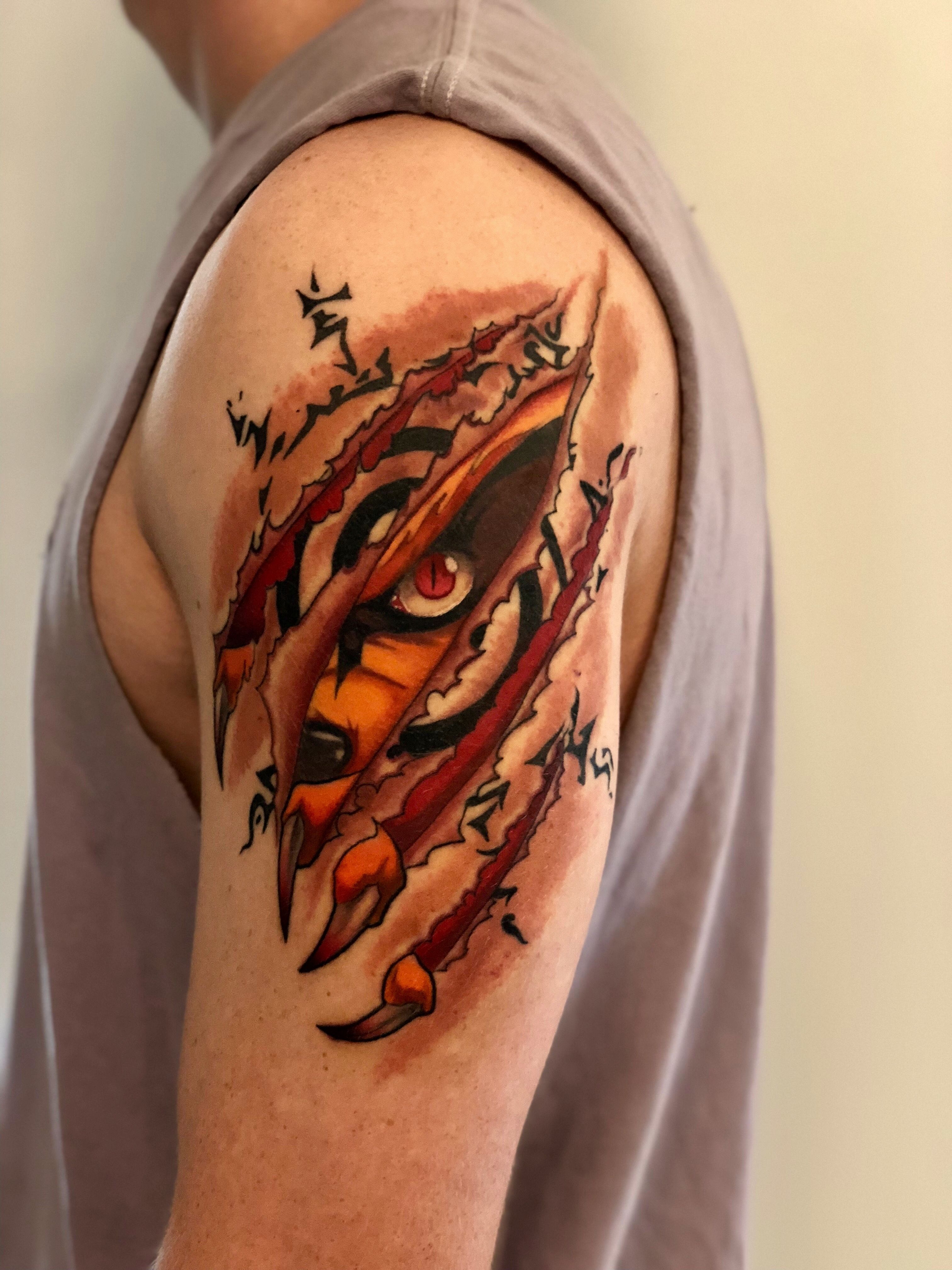 9 Tailed Fox Tattoo Naruto