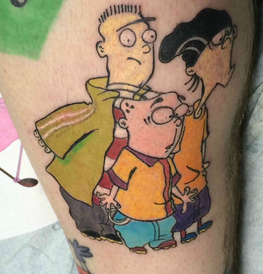 90S Cartoon Tattoos Sleeves