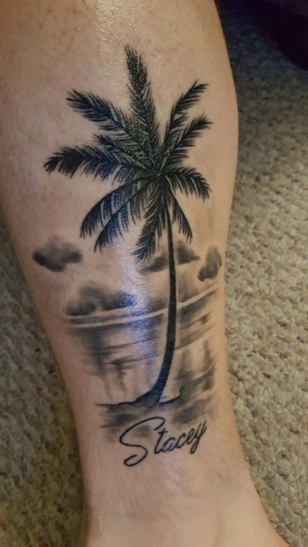 91 Beautiful Palm Tree Tattoo Designs For Tree Lovers