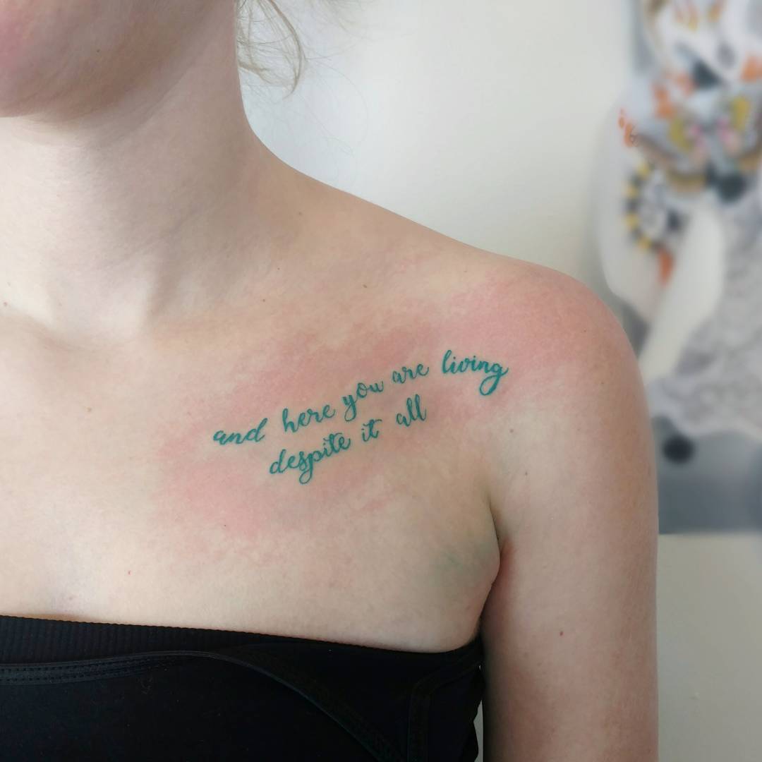 95 Best Collarbone Tattoo Designs Meanings Inspirational Ideas 2019