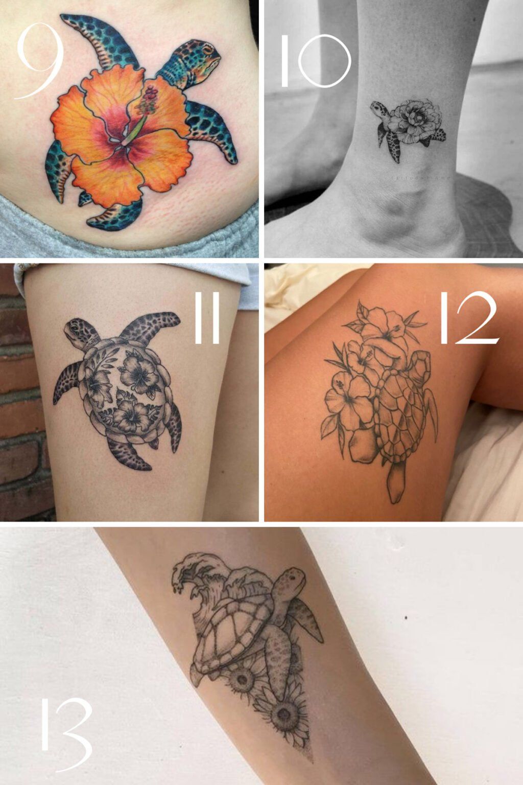 97 Sea Turtle Tattoo Designs Amp Hawaiian Flowers Tattooglee Turtle Tattoo Designs Hawaiian