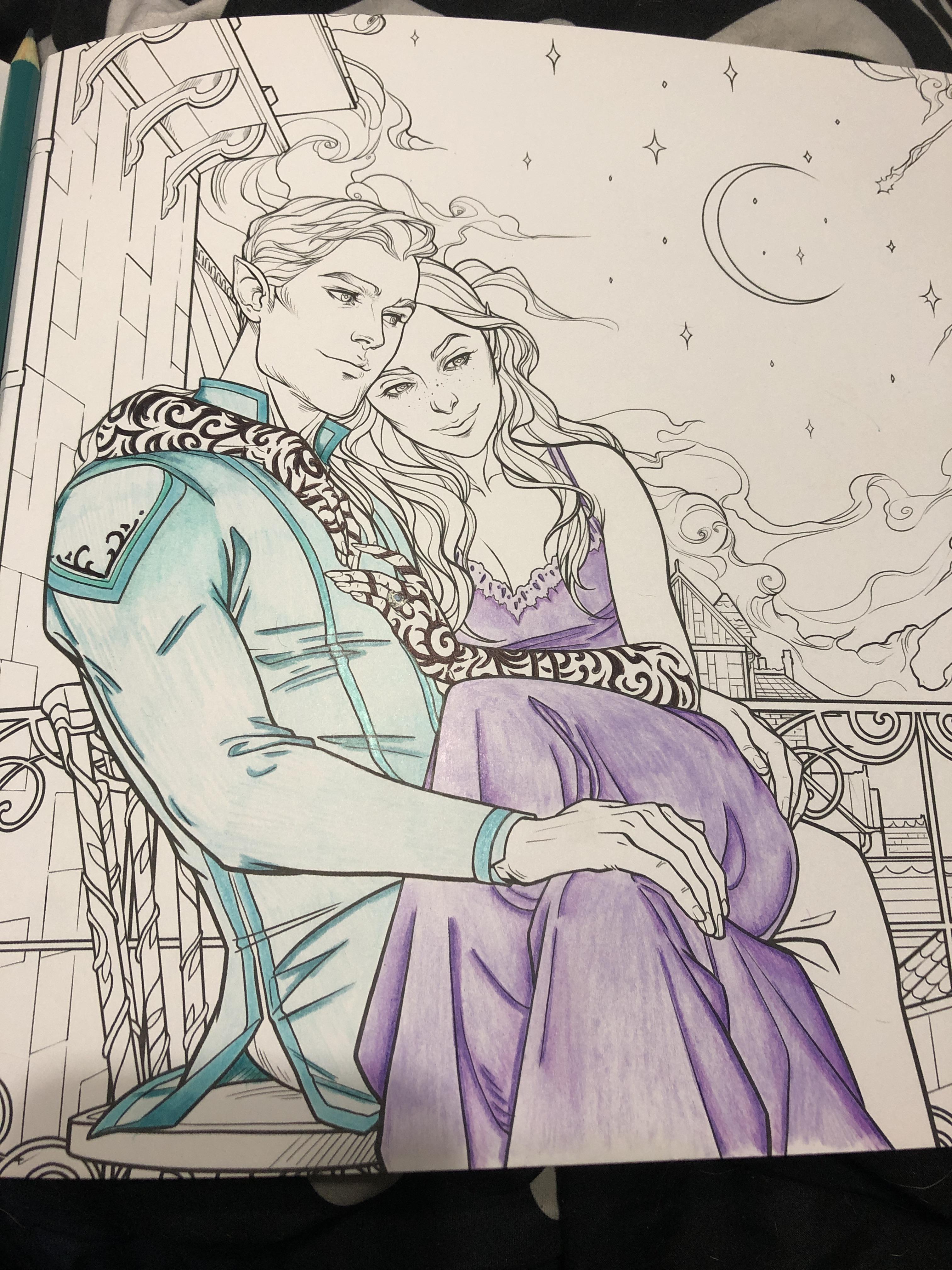 A Court Of Thorns And Roses Coloring Pages