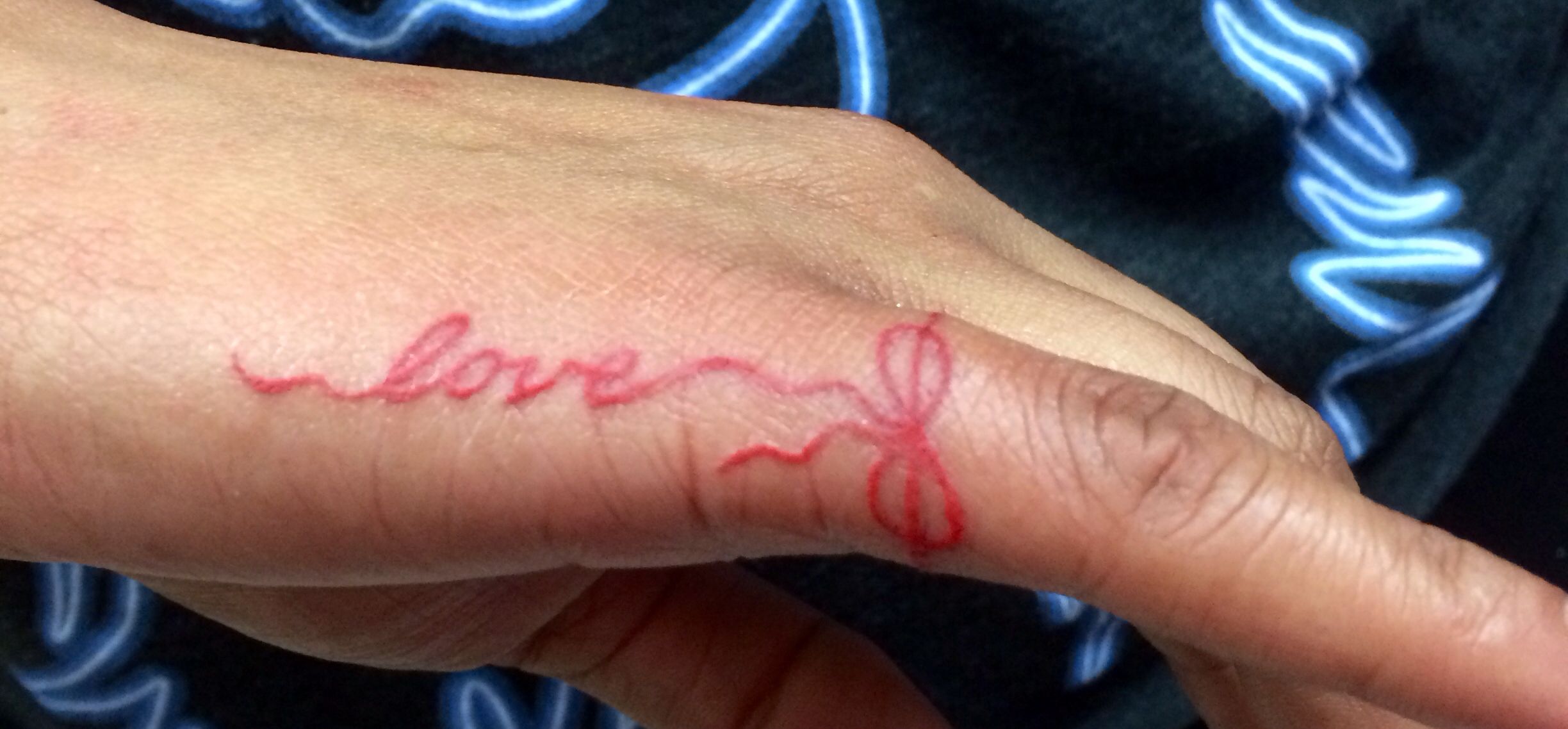 A Twist On The Red String Of Fate Tattoos Tattoos Finger