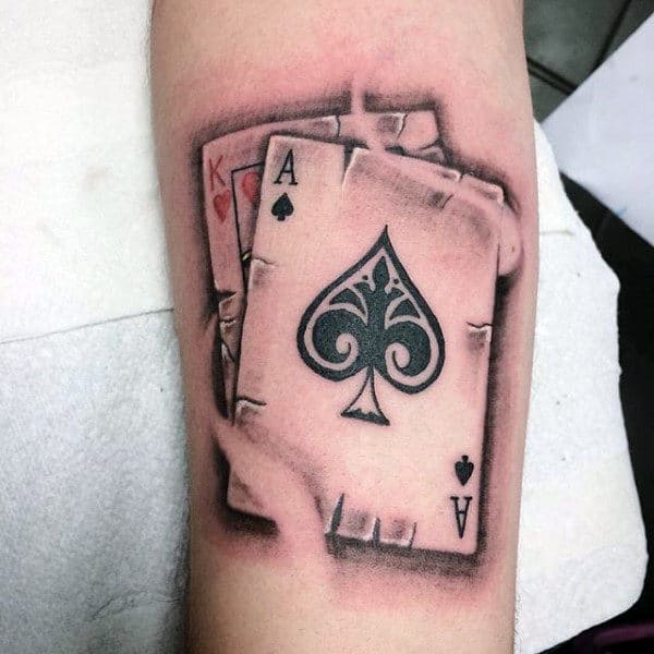 Ace Playing Card Tattoo: Meaning and Design Ideas