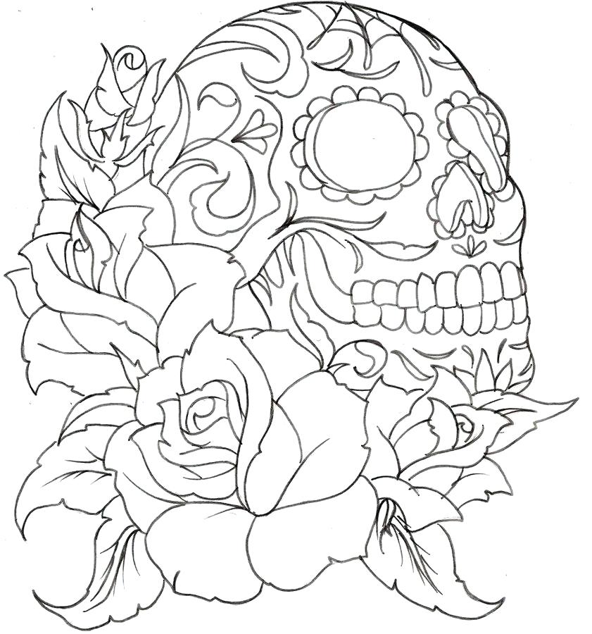 Adult Tattoo Coloring Pages At Getdrawings Free Download