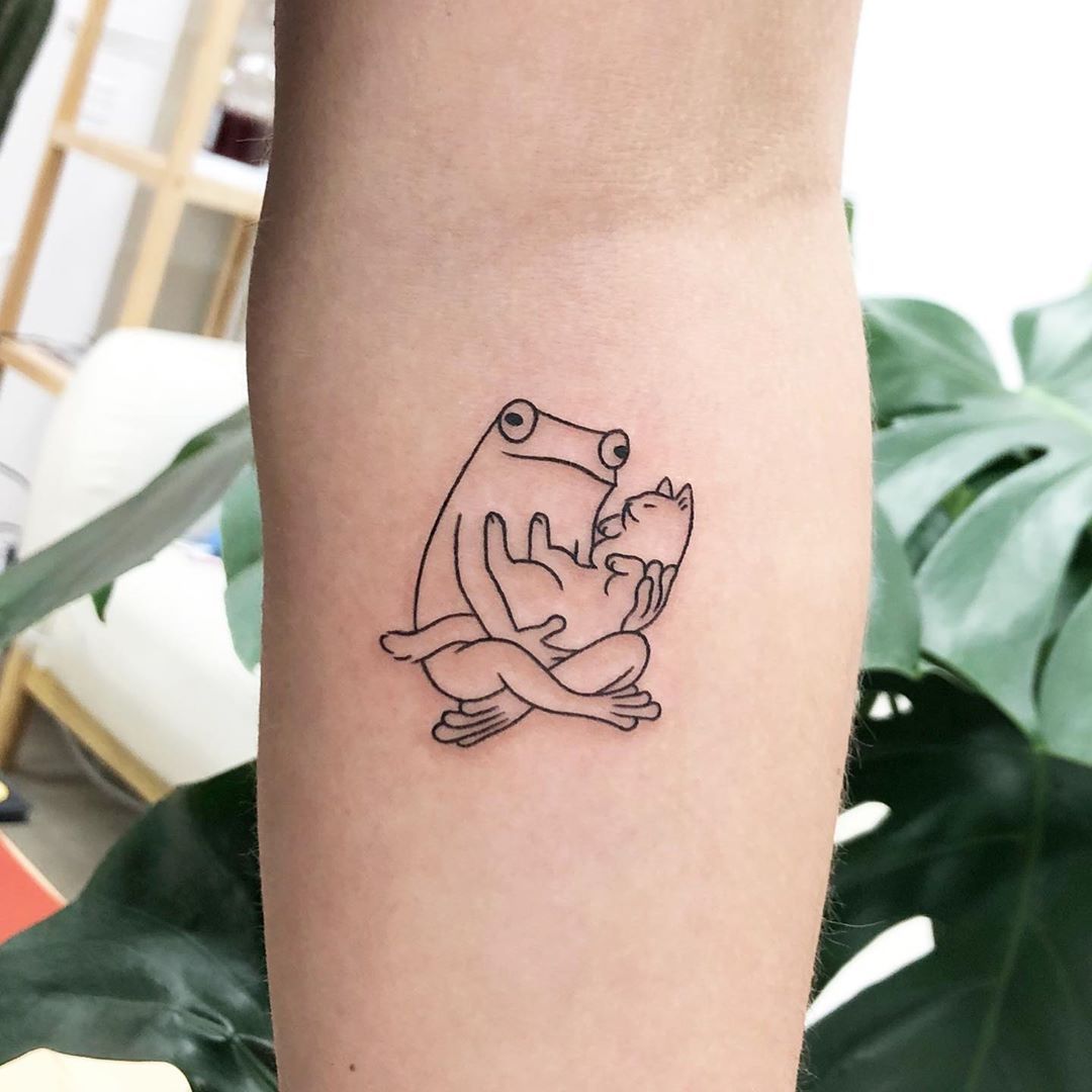 Aggregate 72 Cute Frog Tattoo Latest In Cdgdbentre