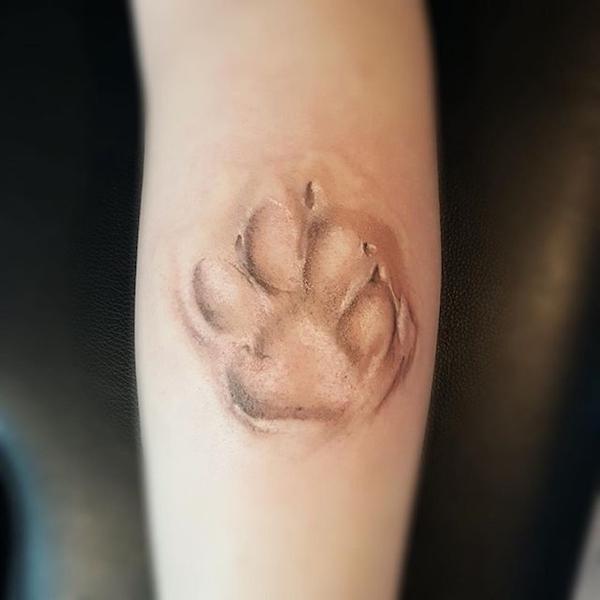 Aggregate More Than 76 3D Paw Print Tattoo Super Hot In Eteachers