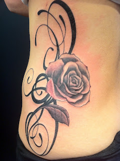 Alan S Tattoo Studio Rose And Swirls By Rich