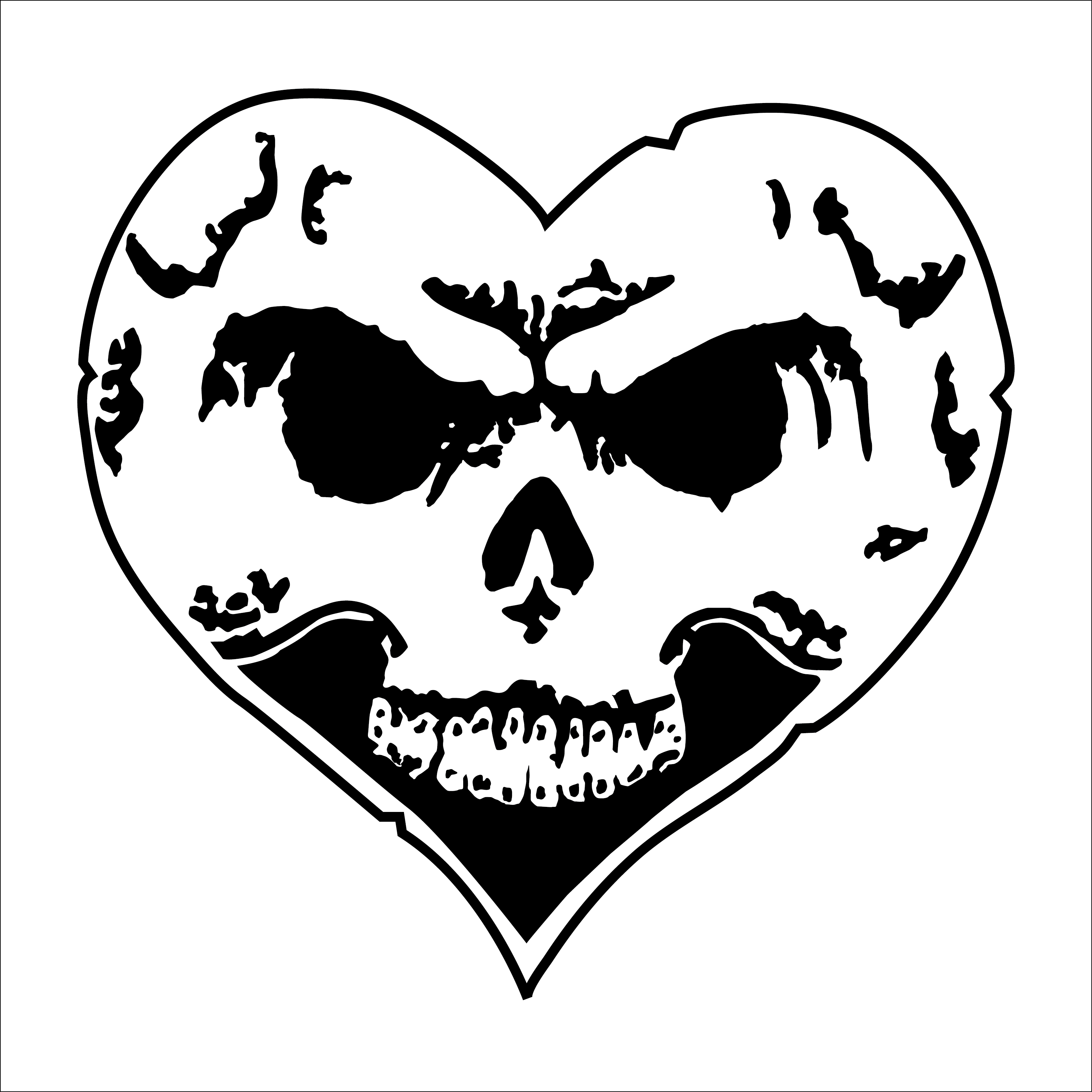 Alexisonfire Skull Heart By The Dead Poetic On Deviantart