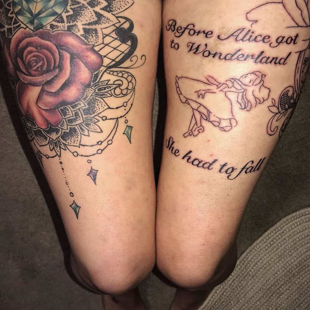 Alice In Wonderland Wonderland Tattoo Alice And Wonderland Tattoos