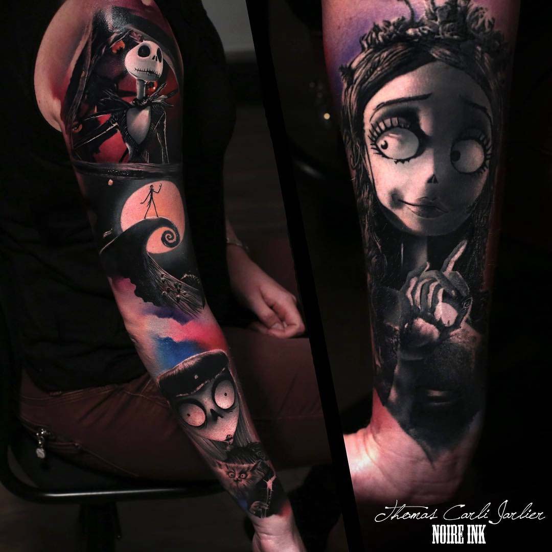 Amazing The Nightmare Before Christmas Tattoo Christmas Tattoo