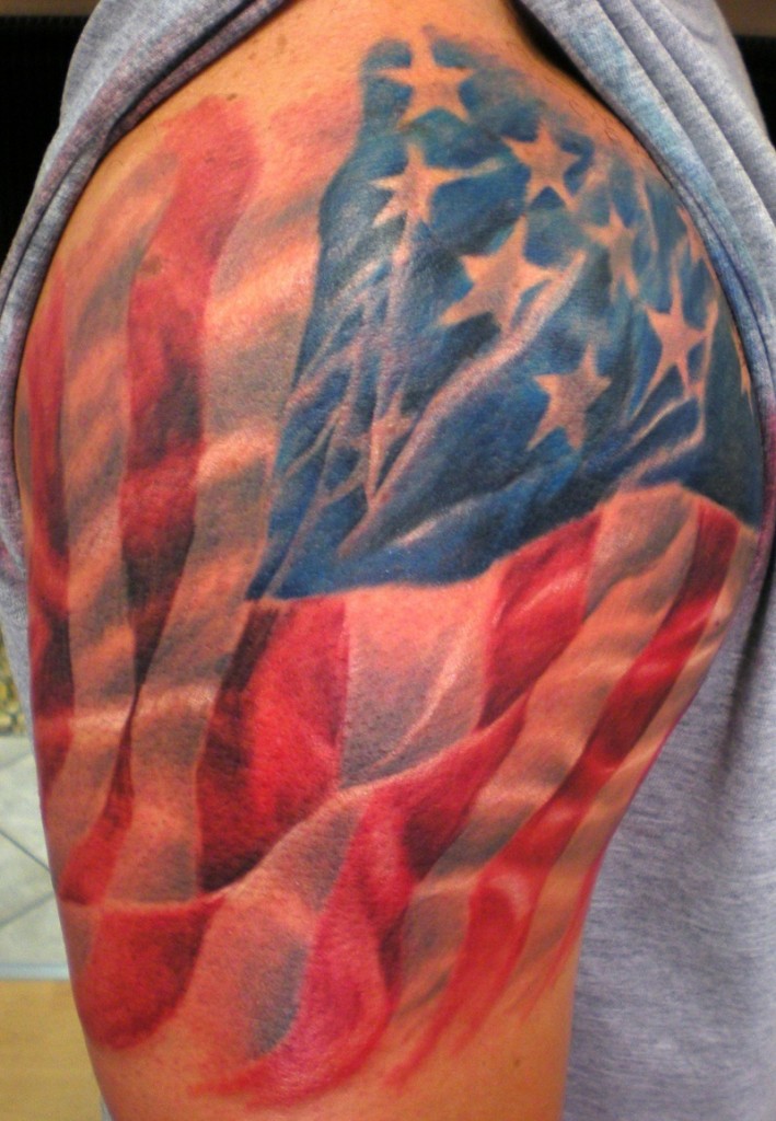 American Flag Tattoos Designs