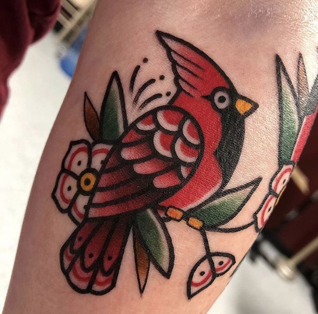 American Traditional Cardinal Tattoo Google Search Cardinal Tattoos