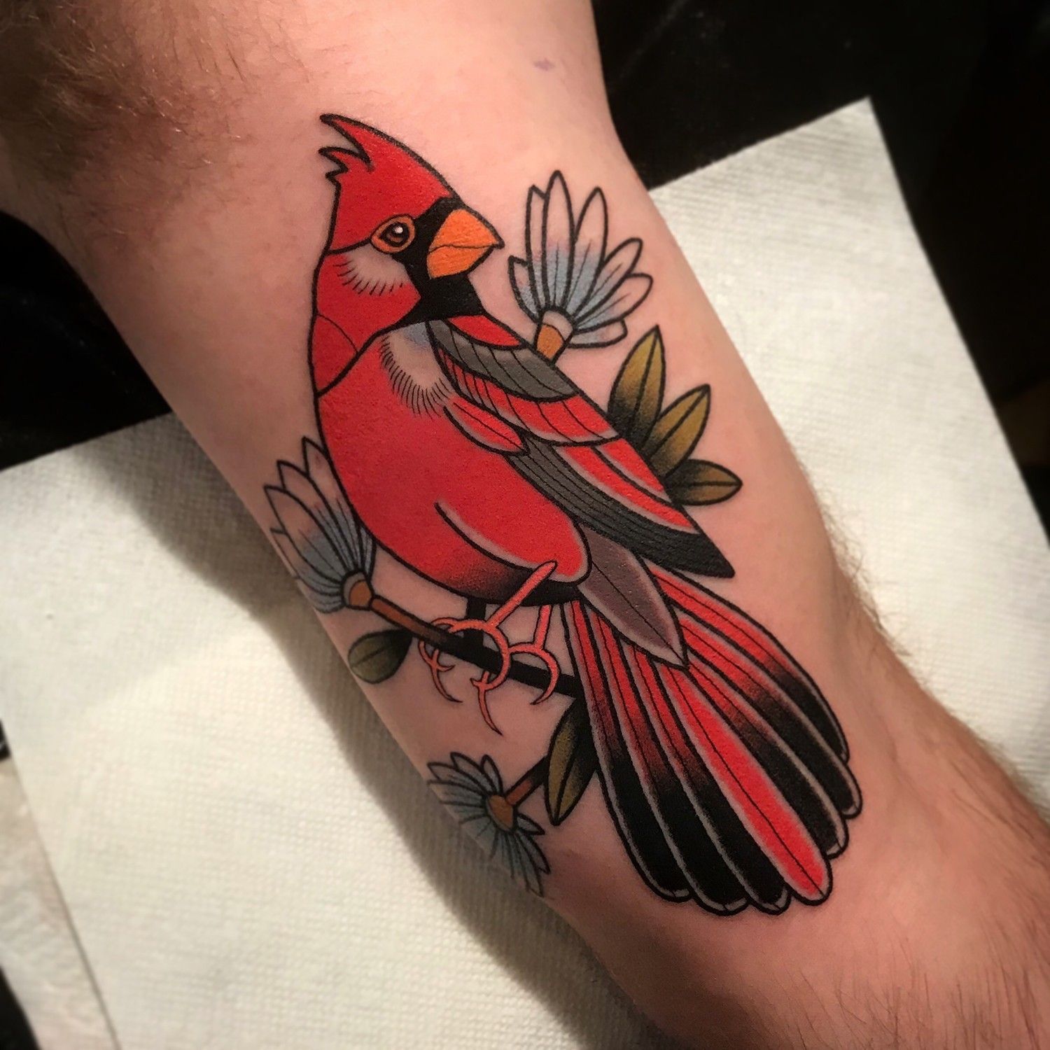 The Timeless Allure of American Traditional Cardinal Tattoos