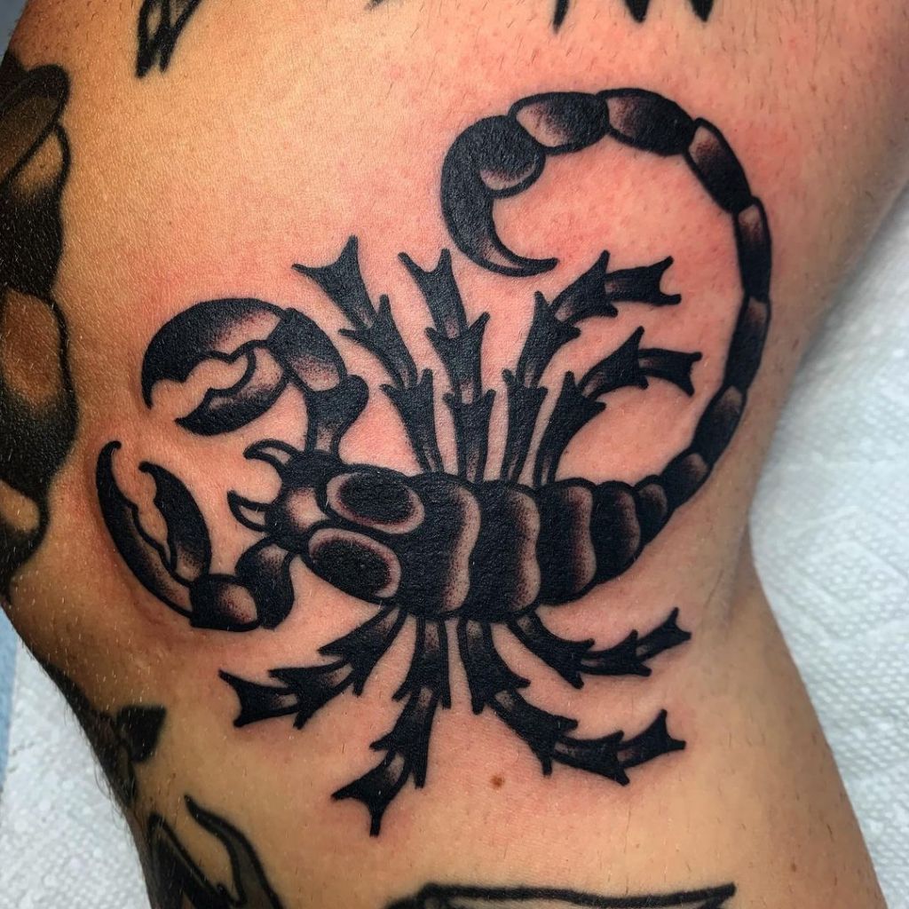 American Traditional Scorpion Tattoo Americantraditional