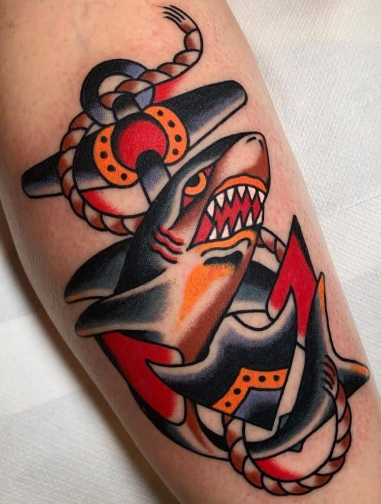 American Traditional Shark Tattoo: Dive into the Classic Ink Style