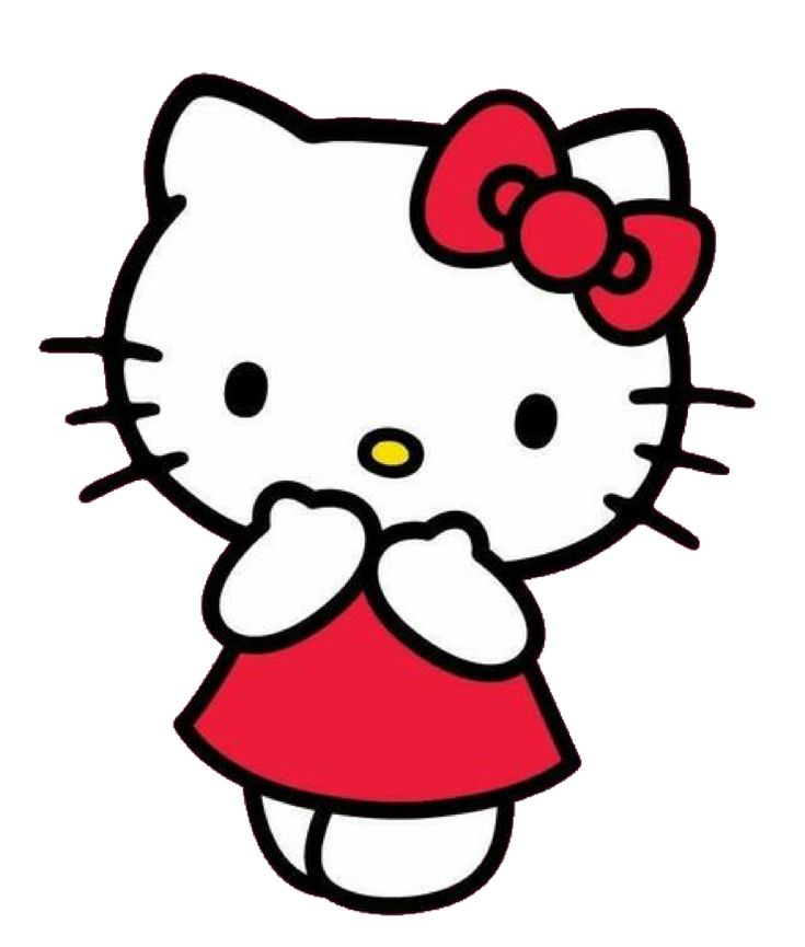 An Image Of Hello Kitty In Red Dress