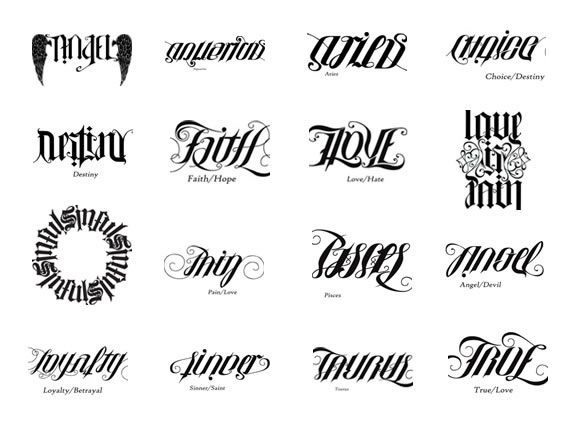 Anagram Google Search Ambigram Tattoo Word Tattoos Ambigram