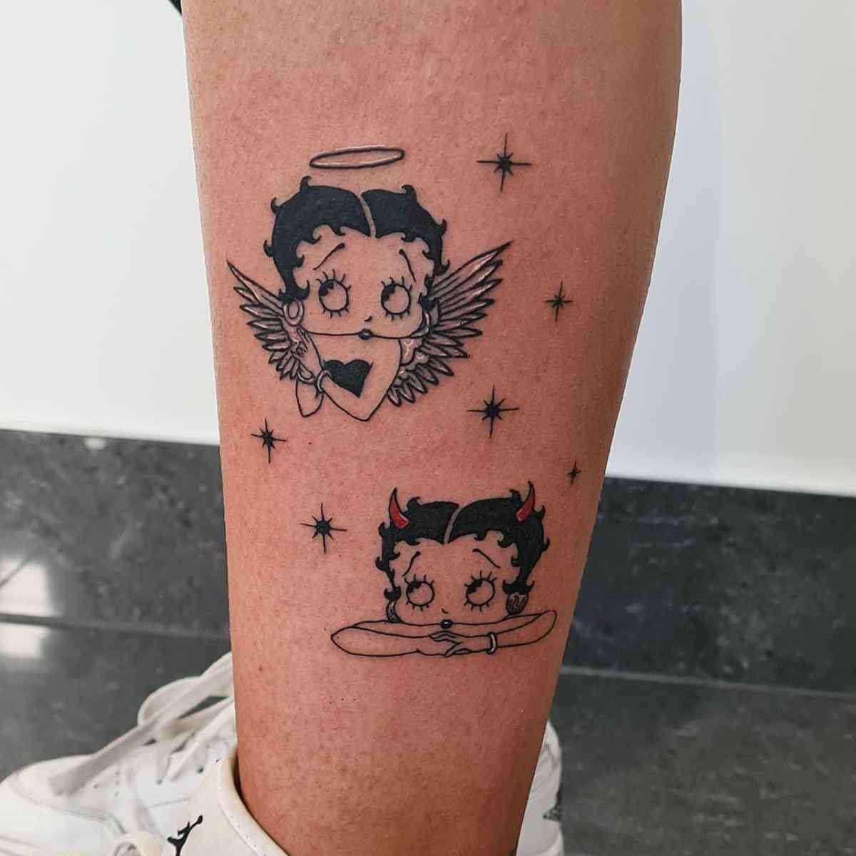 Angel Betty Boop Tattoo Ideas for Enchanting Ink