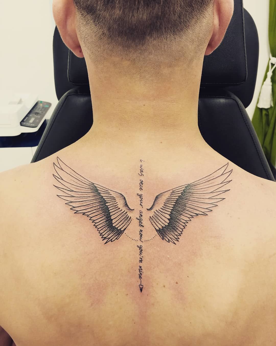 Angel Wing Tattoo On Shoulder Angel Wings Tattoo Wings Tattoo Wing Tattoo On Shoulder