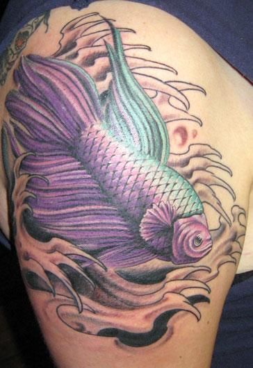 Annes Japanese Fighting Fish Photos From Revolution Tattoo Betta