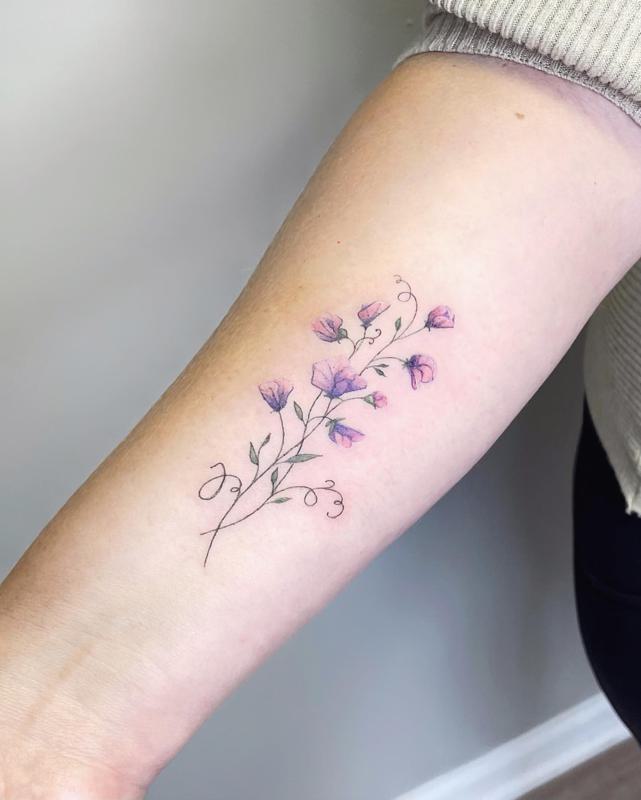 April Flower Tattoo Ideas for Spring Blooms