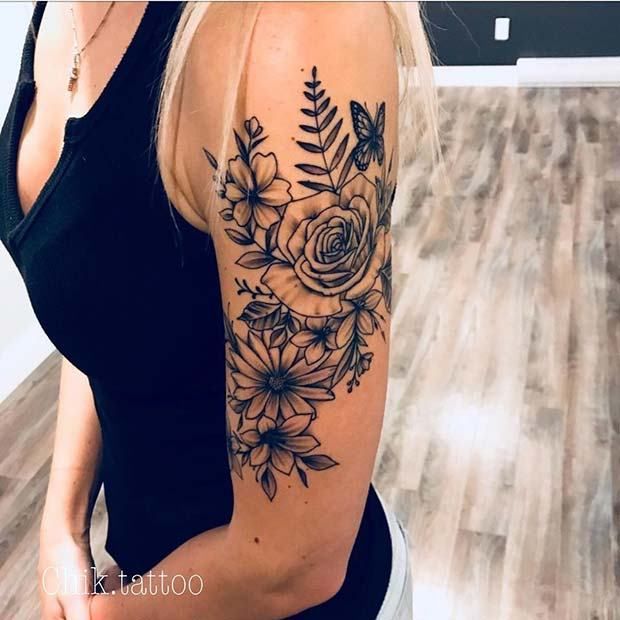 5 Stunning Arm Flower Tattoo Ideas You'll Love