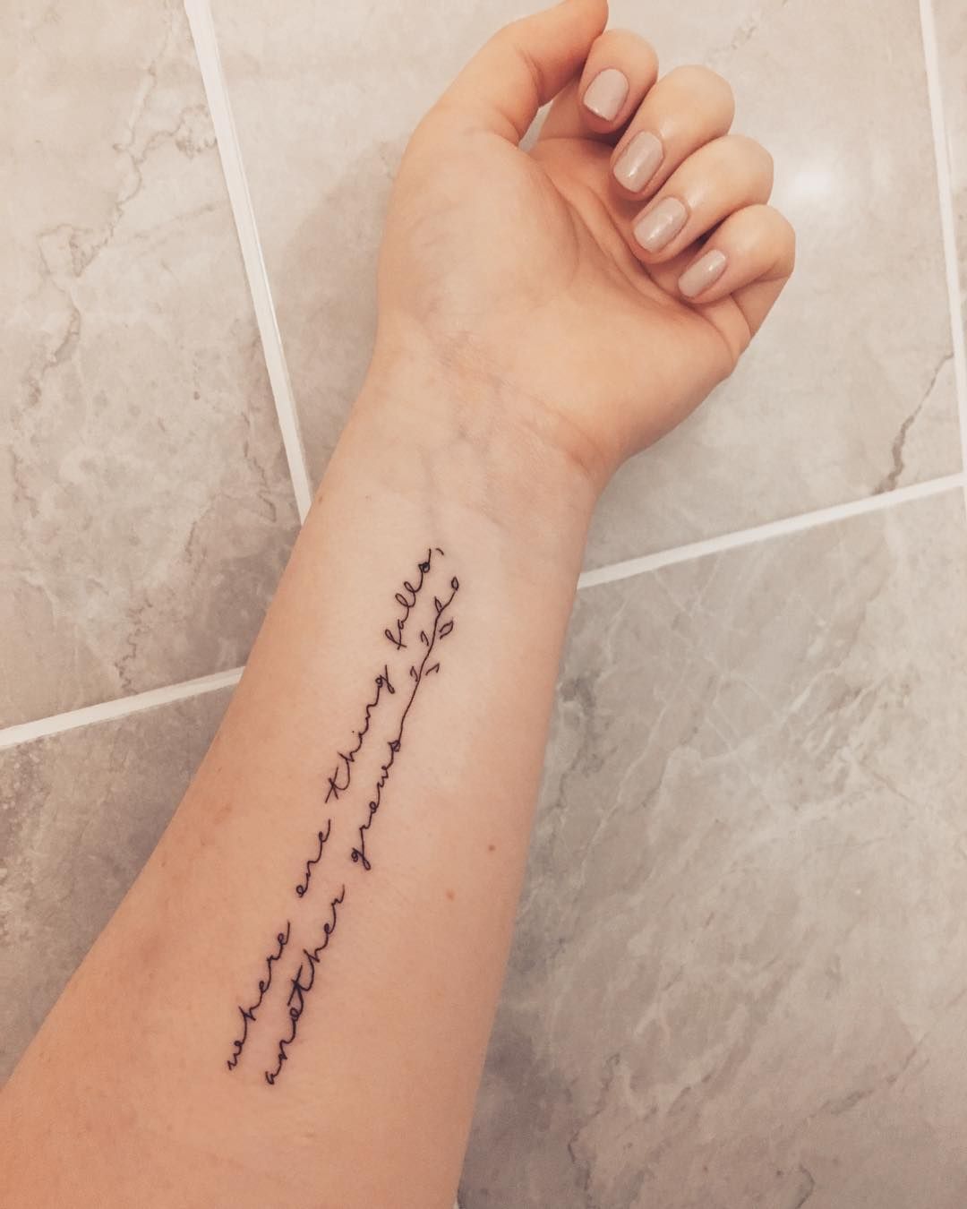 Arm Quote Tattoos Popsugar Smart Living