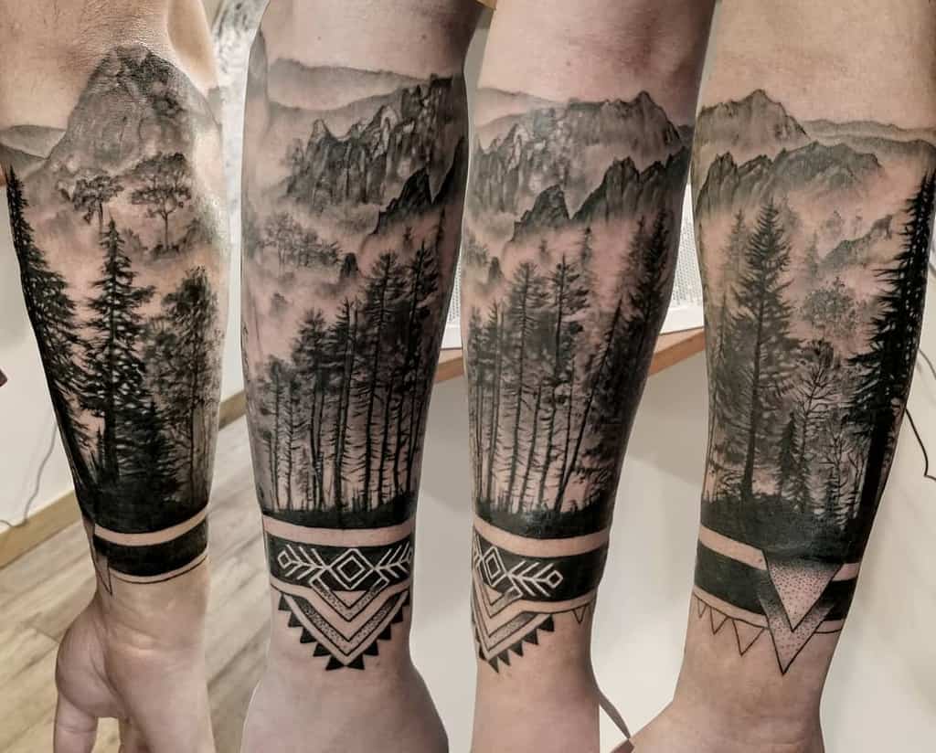 25 Stunning Arm Tattoos Featuring Trees