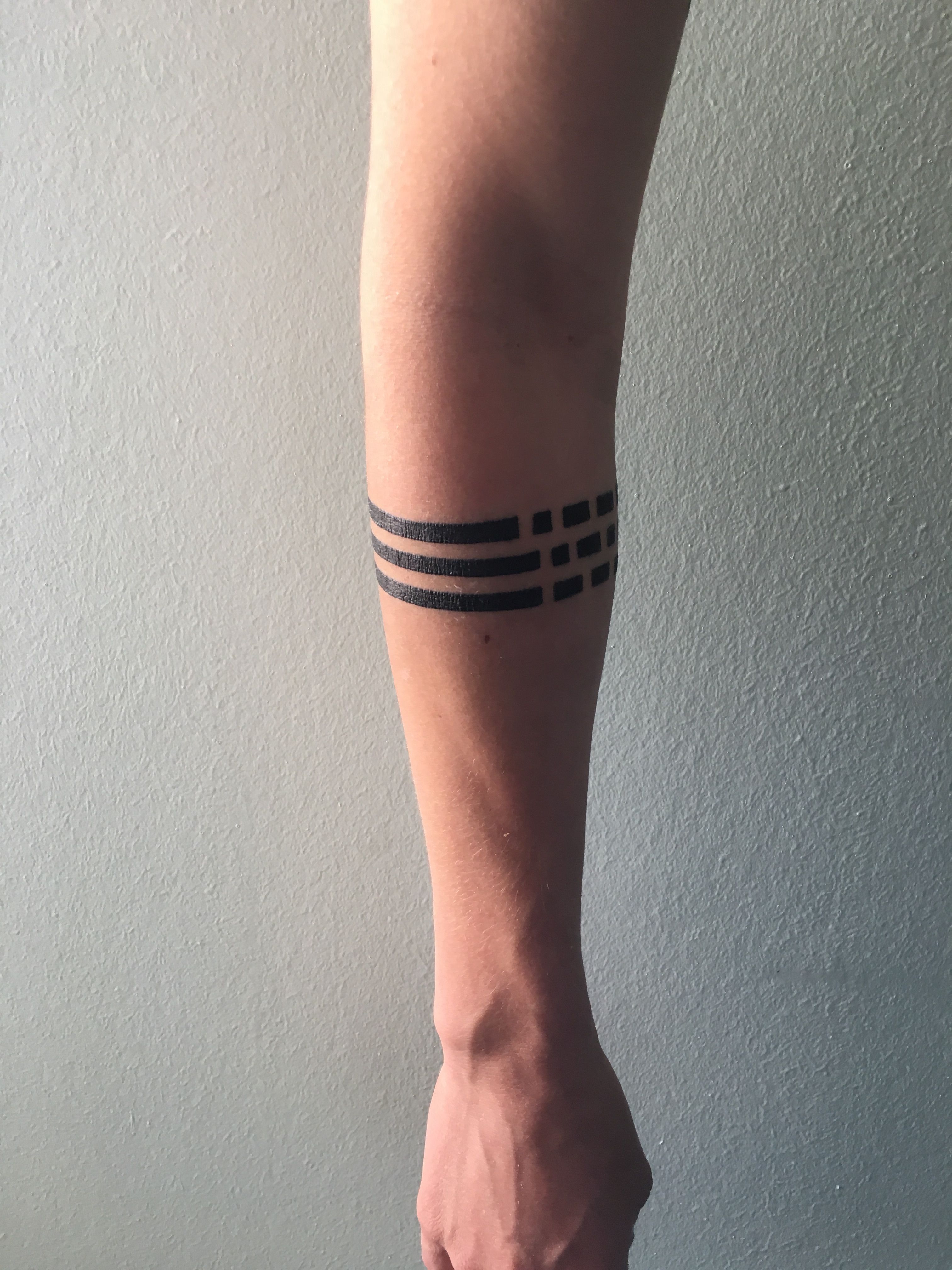 Armband Tattoo Designs For Men Armband Tattoo Initials In Morse Code