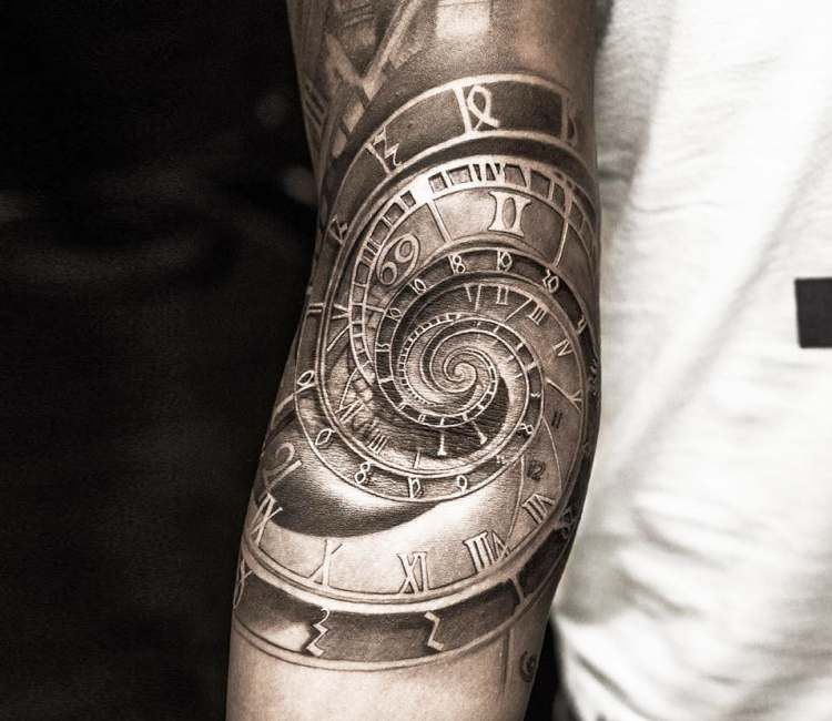 Astronomical Clock Tattoo