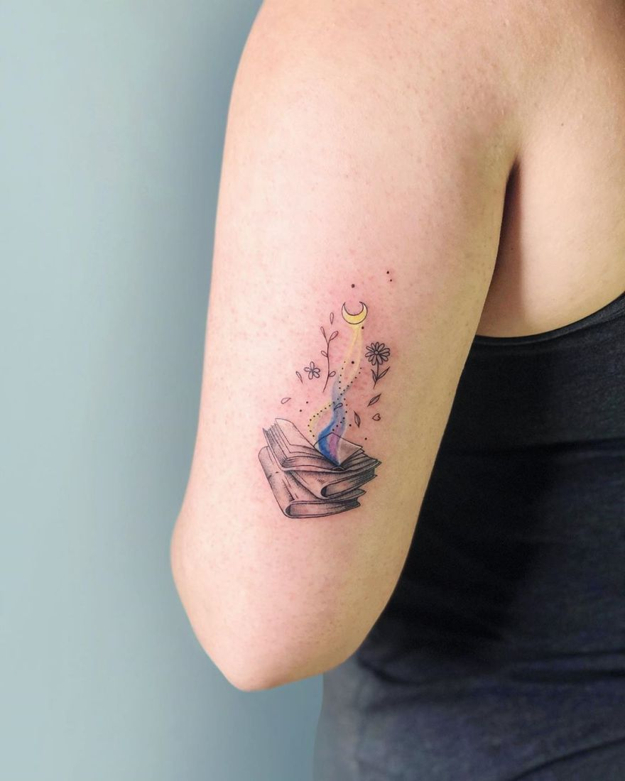 Awe Inspiring Book Tattoos For Literature Lovers With Images Book