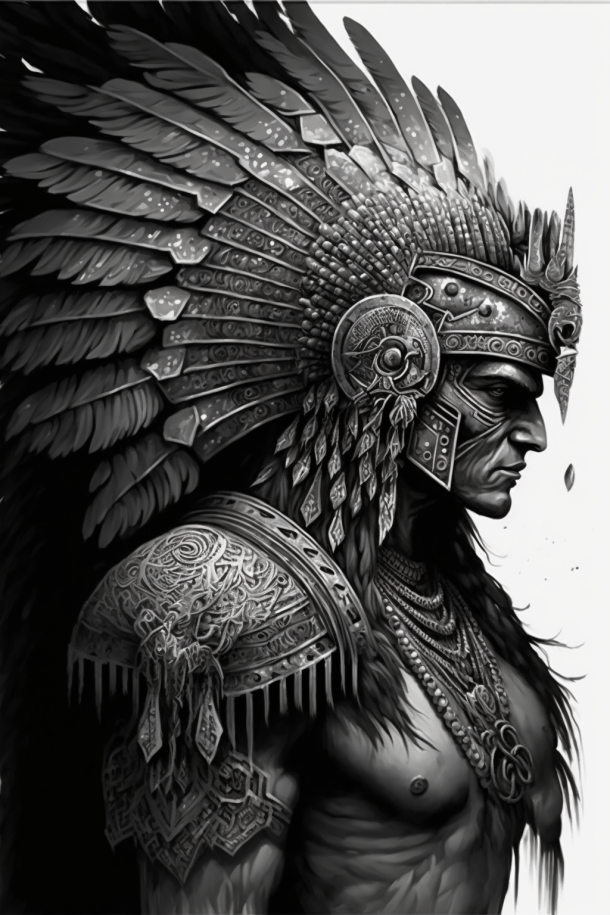 Aztec Eagle Warrior Tattoos