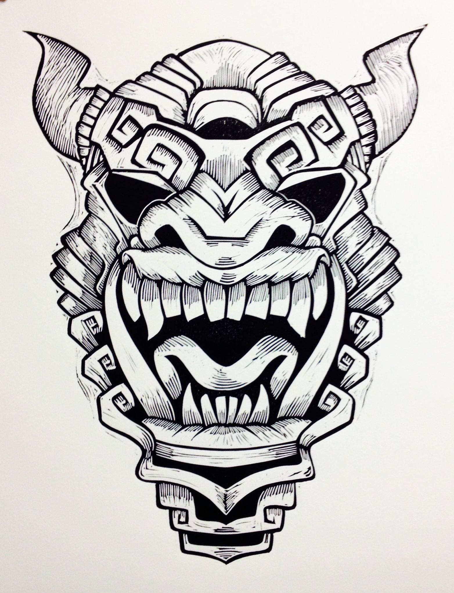 Aztec Pattern Tattoo Drawings