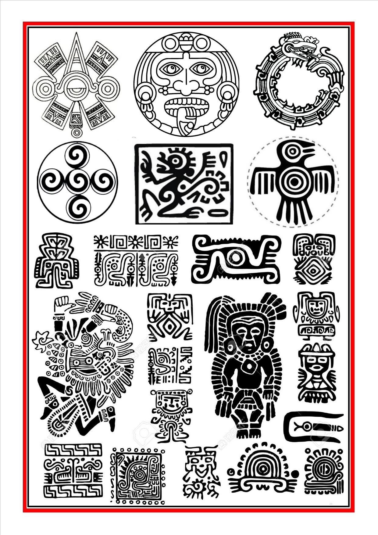 Aztec Tattoos Symbols Cool Examples Designs Their Meaning