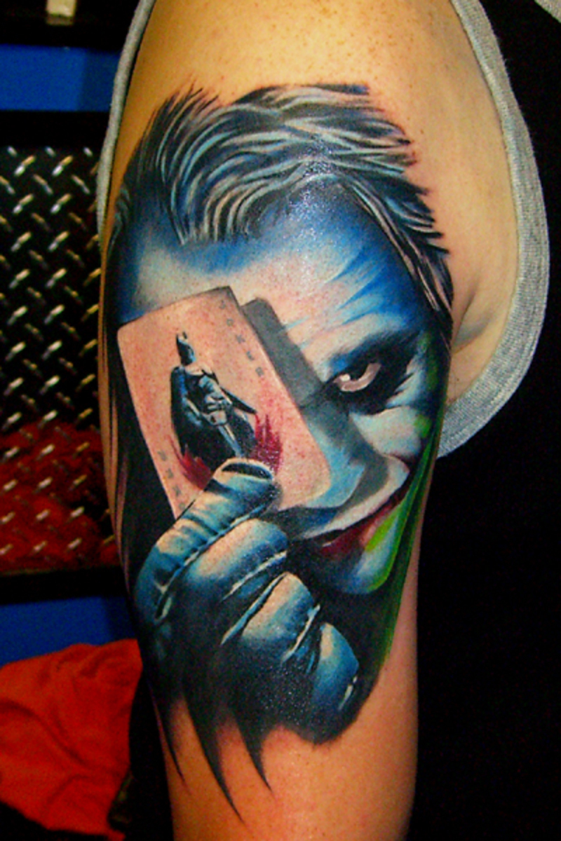 Batman Joker Tattoo Design