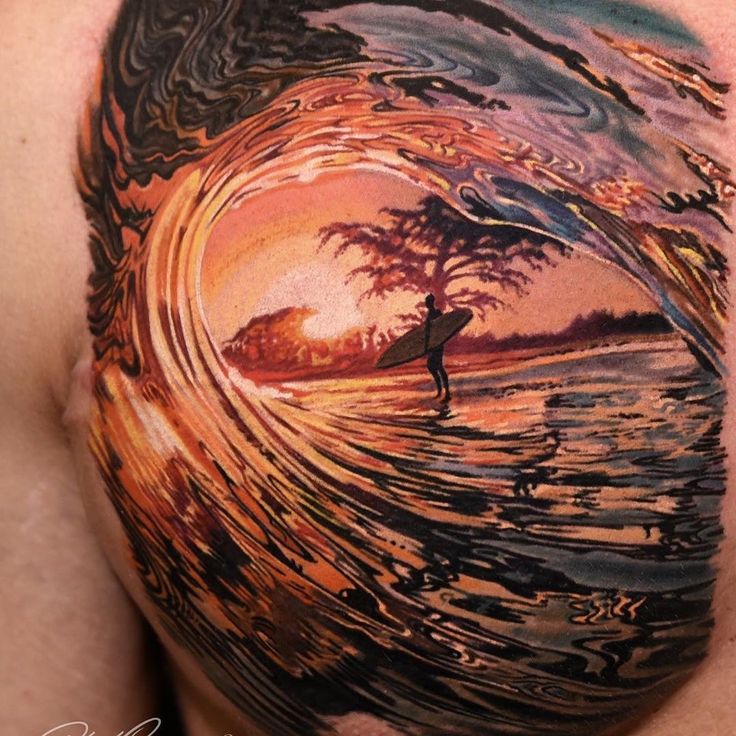 Beach Lovers Will Adore These Ocean Inspired Tattoos