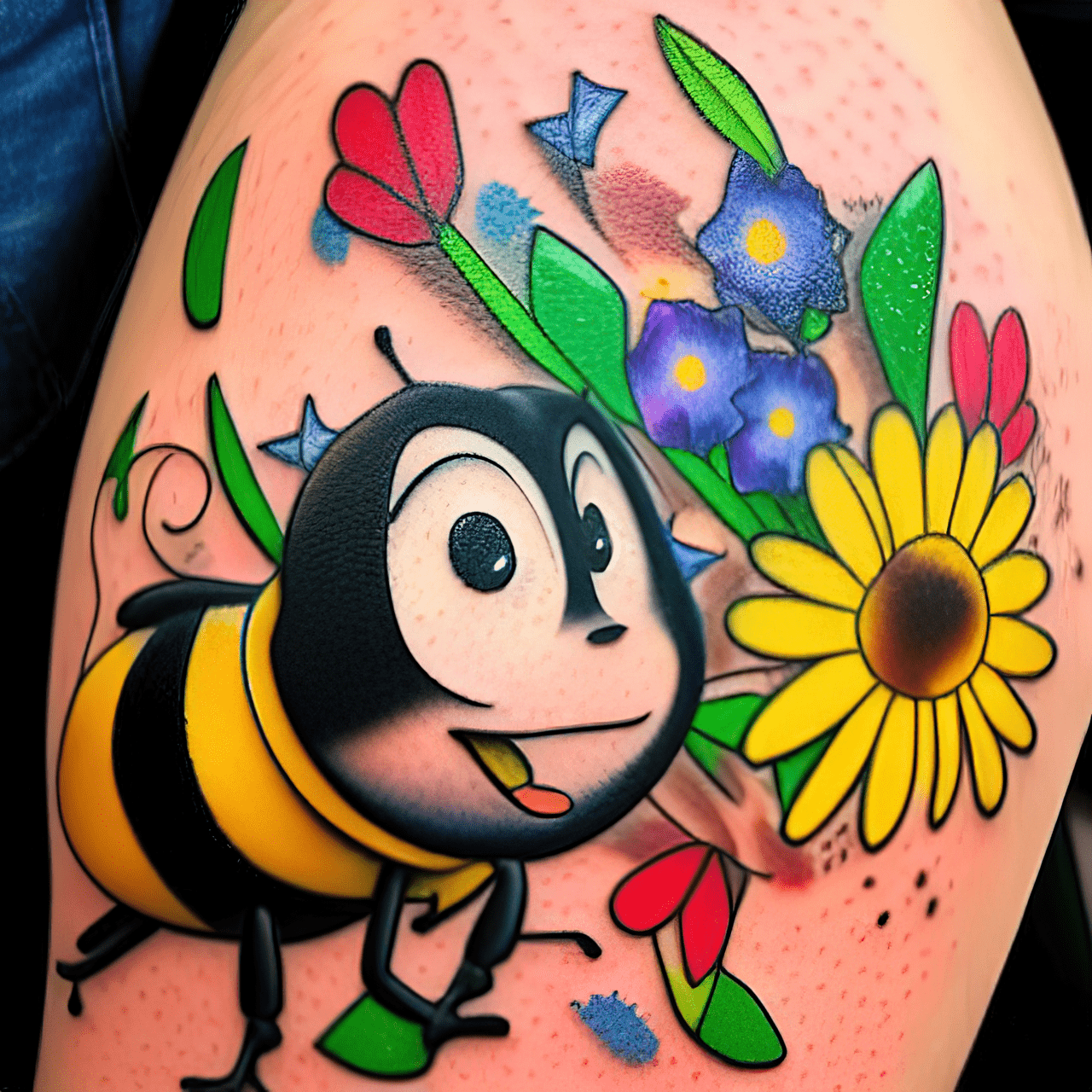 Bee Tattoo Ideas Created With Ai Artaistry