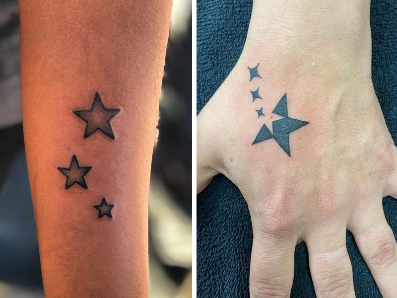 Best 25 Small Star Tattoos Ideas On Pinterest Star Tattoos Mini