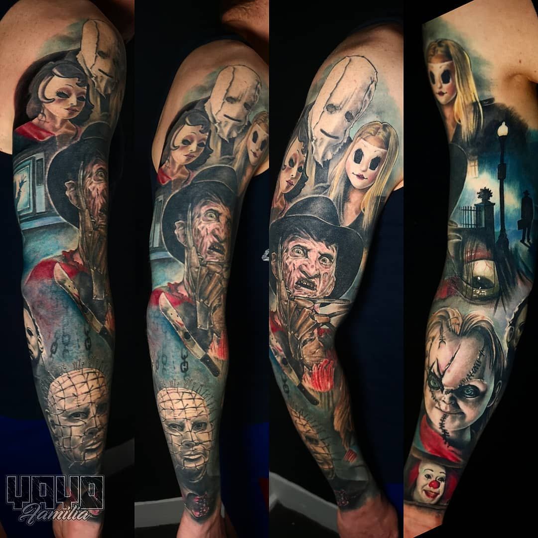 Best Freddy Krueger Tattoos Movie Tattoo Freddy Krueger Tattoo